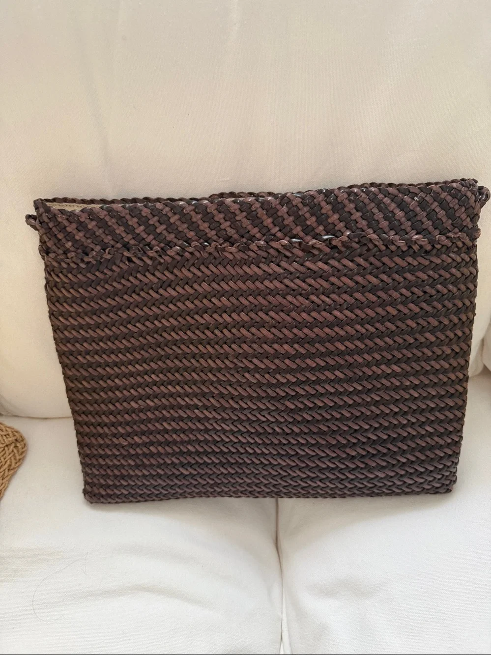 Dragon Diffusion large clutch. 12 1/2 wide. 10”long.